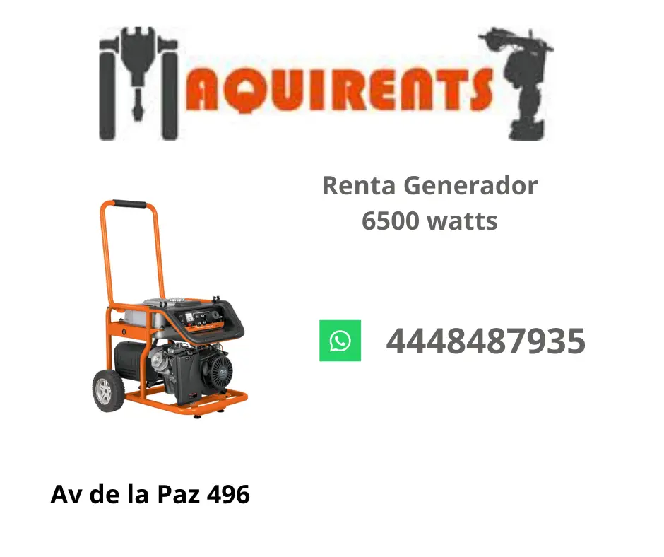 Generador 6500 W Truper