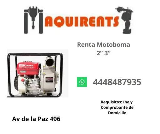 Motobomba 2" Gasolina con Mangueras #02