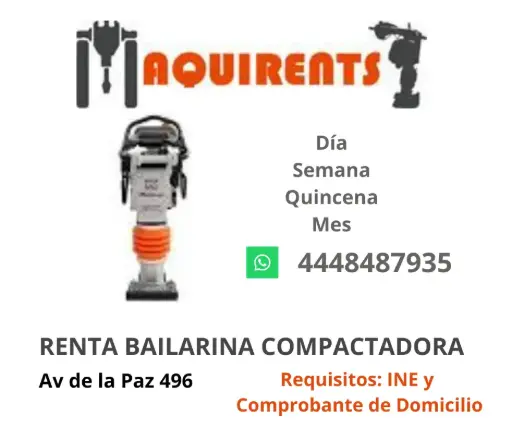 BAILARINA COMPACTADORA Renta Linea