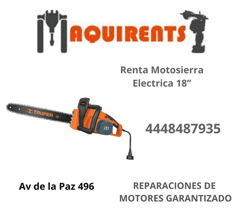 Motosierra Eléctrica 18”